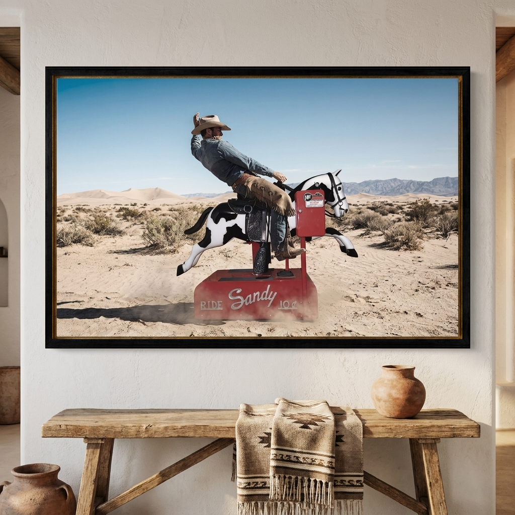 Sandy (Framed Canvas)