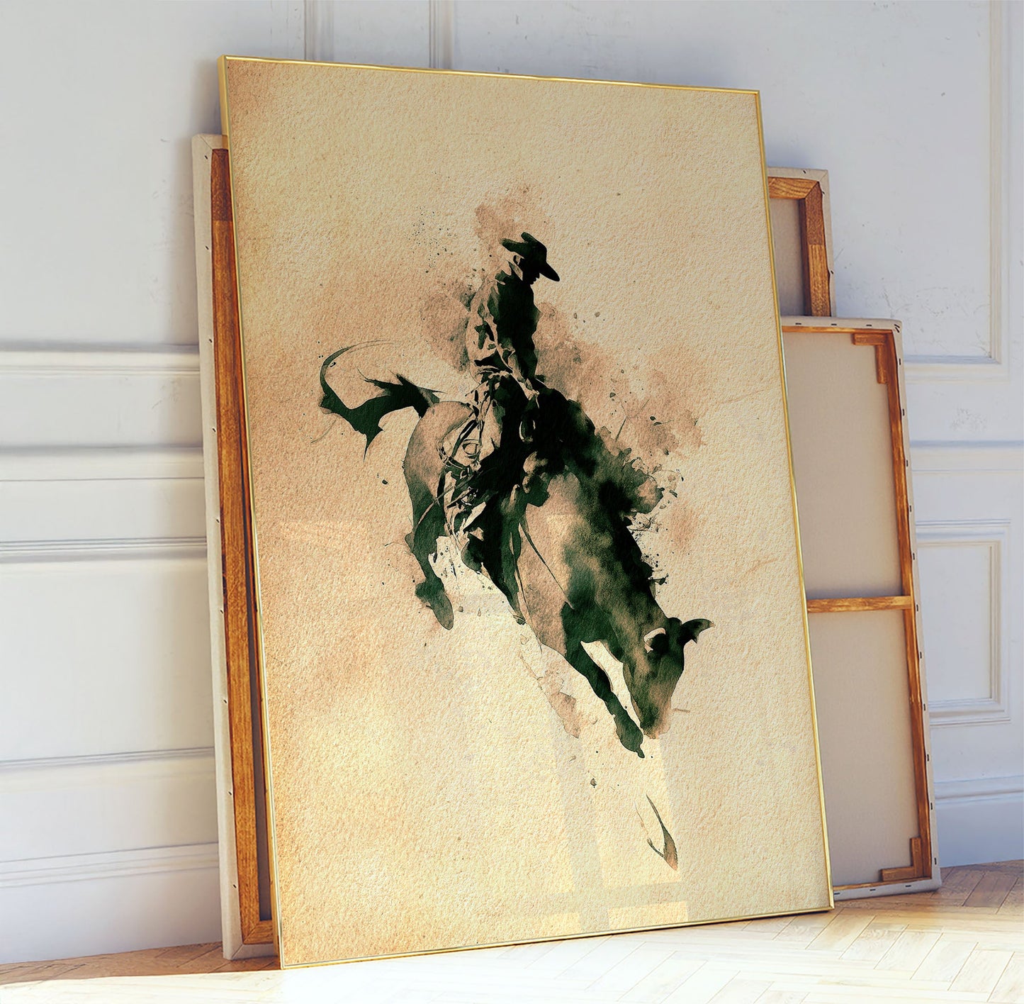 HAMMER cowboy wall art display mockup