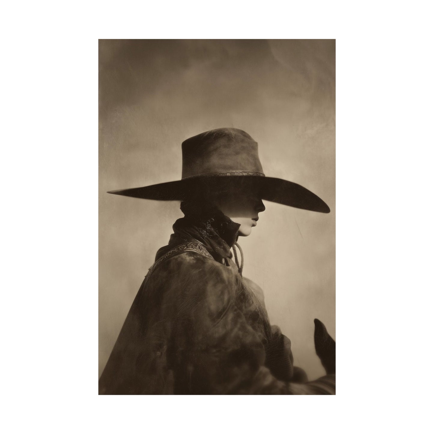 Framed view of LEAN cowboy wall art — gallery view 21