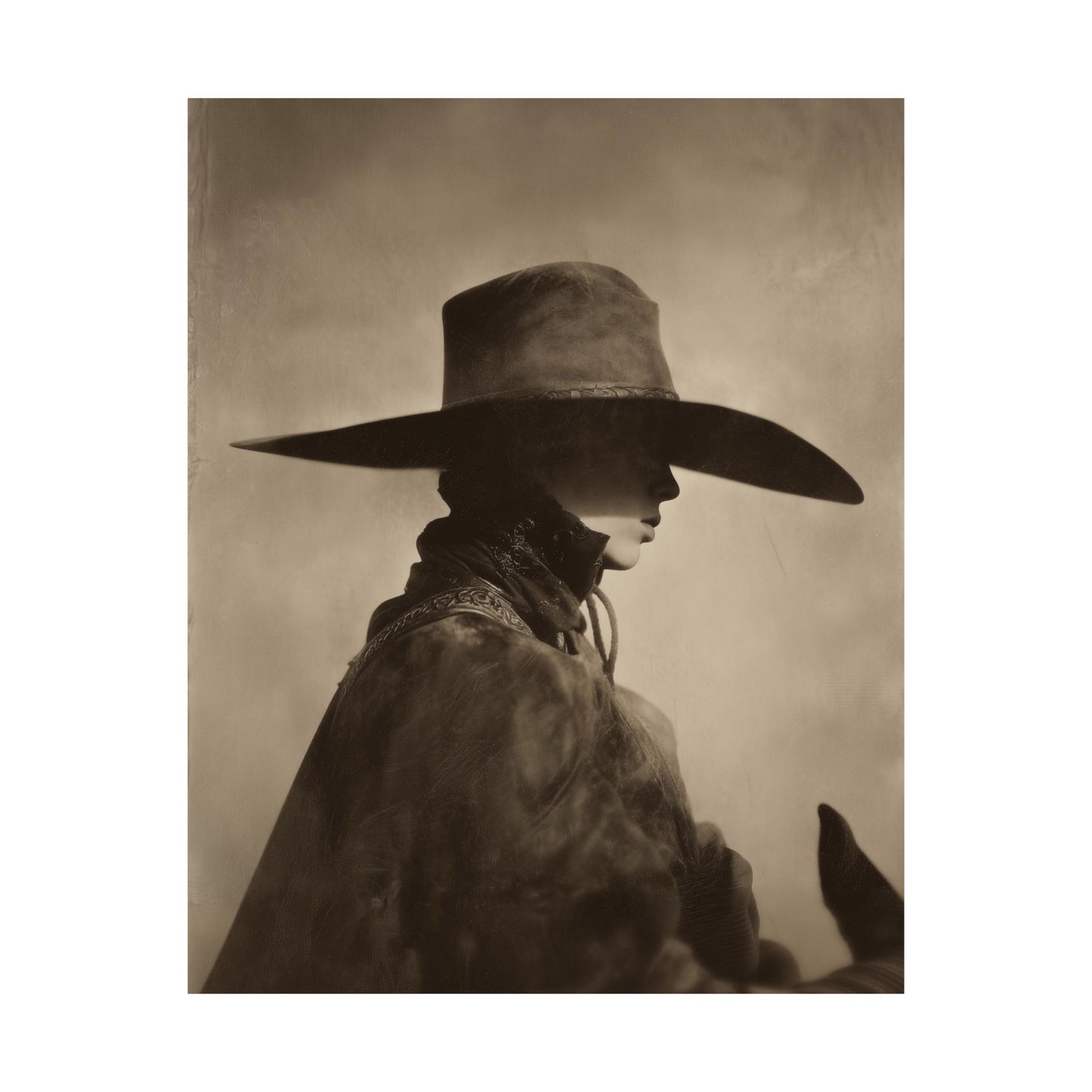 Room view featuring LEAN cowboy wall art — gallery view 24