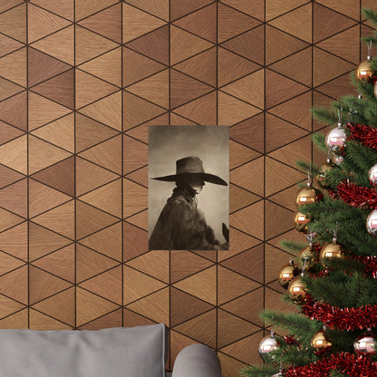 LEAN cowboy wall art shown in a styled interior — gallery view 20