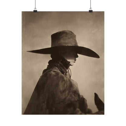 LEAN cowboy wall art display mockup