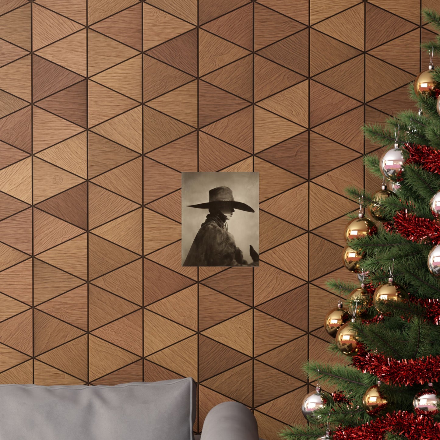 LEAN cowboy wall art shown in a styled interior — gallery view 14