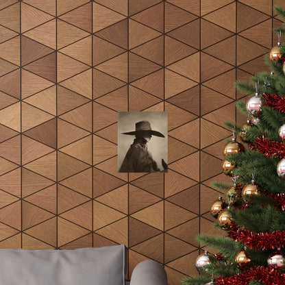 LEAN cowboy wall art shown in a styled interior — gallery view 14