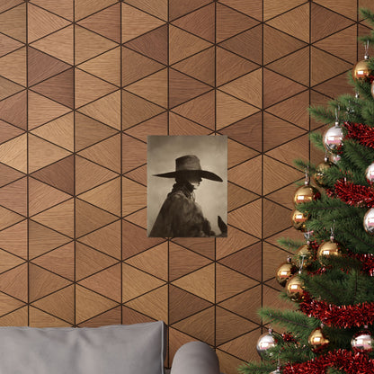 LEAN cowboy wall art display mockup — gallery view 17