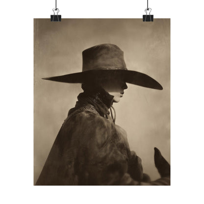 LEAN cowboy wall art by Feather & Bone