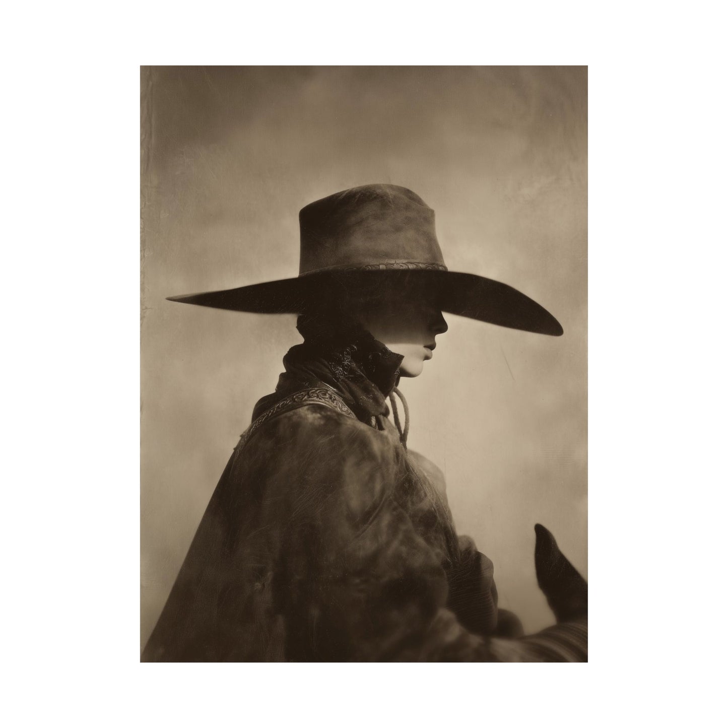 Framed view of LEAN cowboy wall art — gallery view 39
