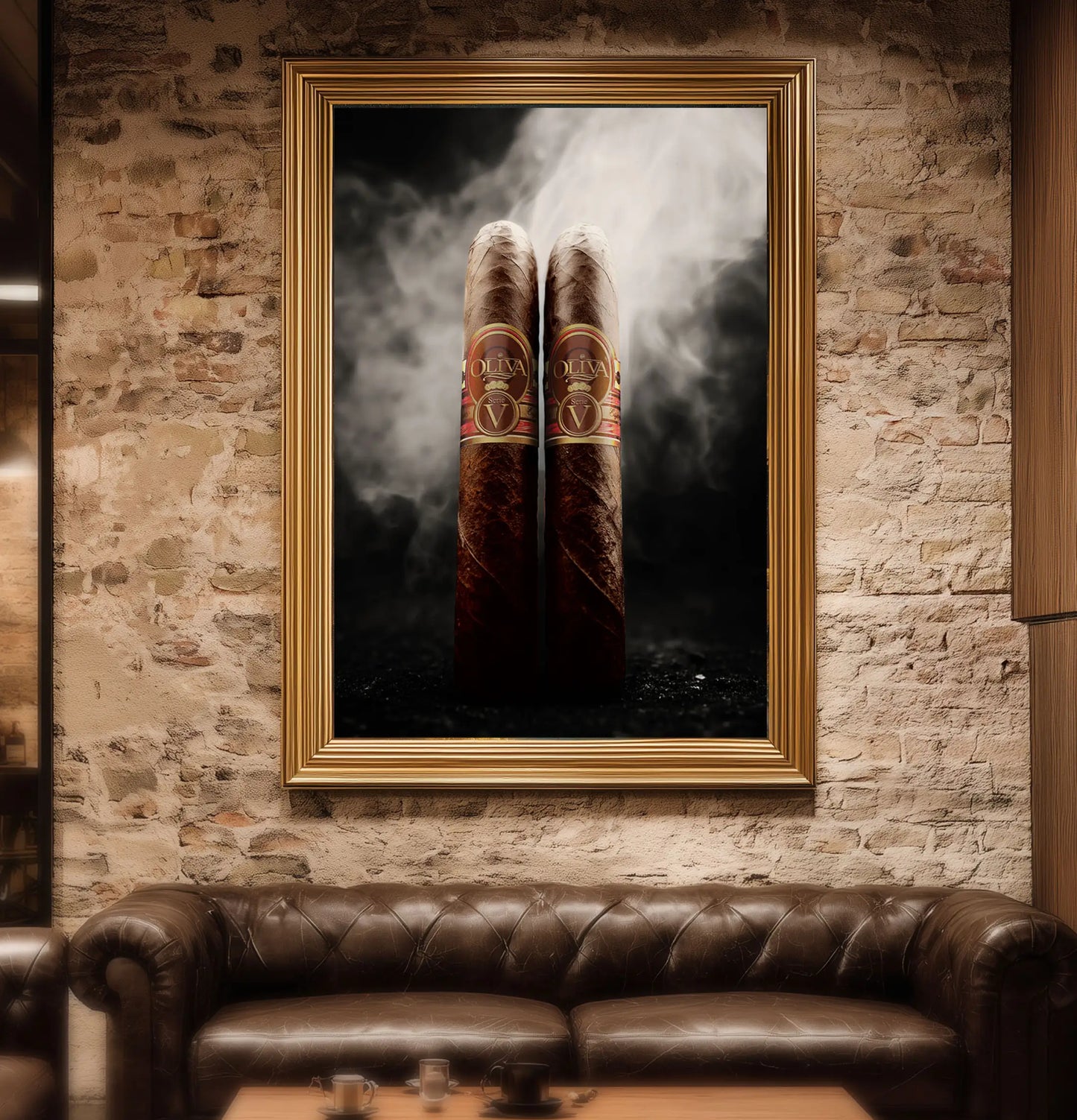 Oliva Serie V Cigar Wall Art – Bold Smoke Print