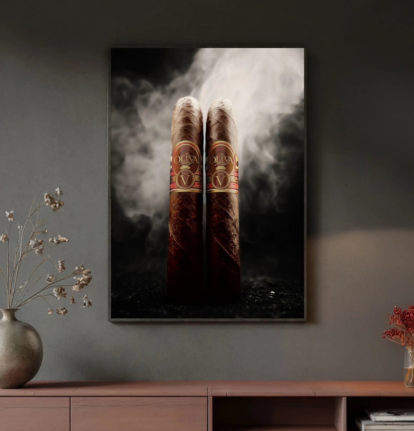 Oliva Serie V Cigar Wall Art – Bold Smoke Print