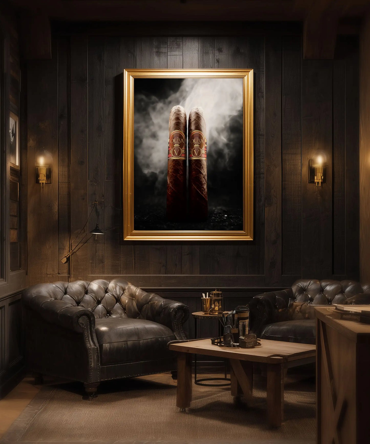 Oliva Serie V Cigar Wall Art – Bold Smoke Print