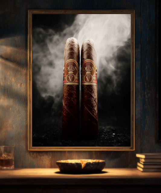 Oliva Serie V Cigar Wall Art – Bold Smoke Print