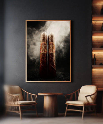 Oliva Serie V Cigar Wall Art – Bold Smoke Print