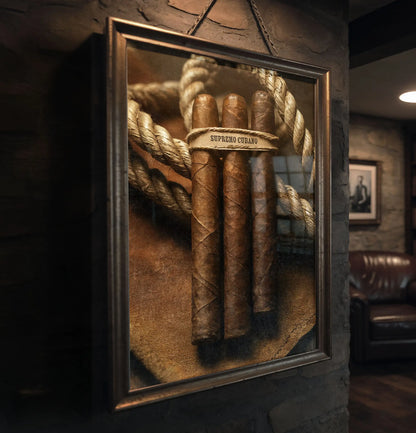 Supremo Cubano Print for Lounge, Bar, or Man Cave Decor