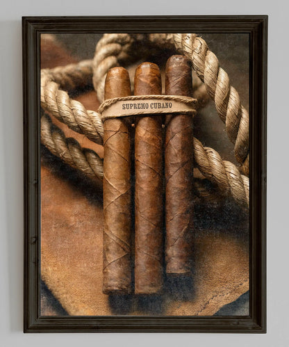 Supremo Cubano Print for Lounge, Bar, or Man Cave Decor