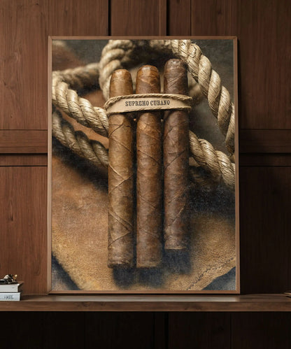 Supremo Cubano Print for Lounge, Bar, or Man Cave Decor