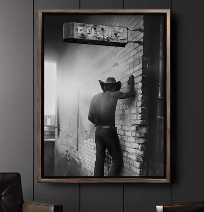 POLICE BOOKING Cowboy Print