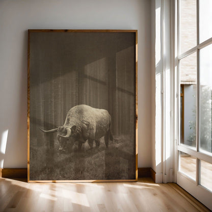 DUSK western wall art display mockup