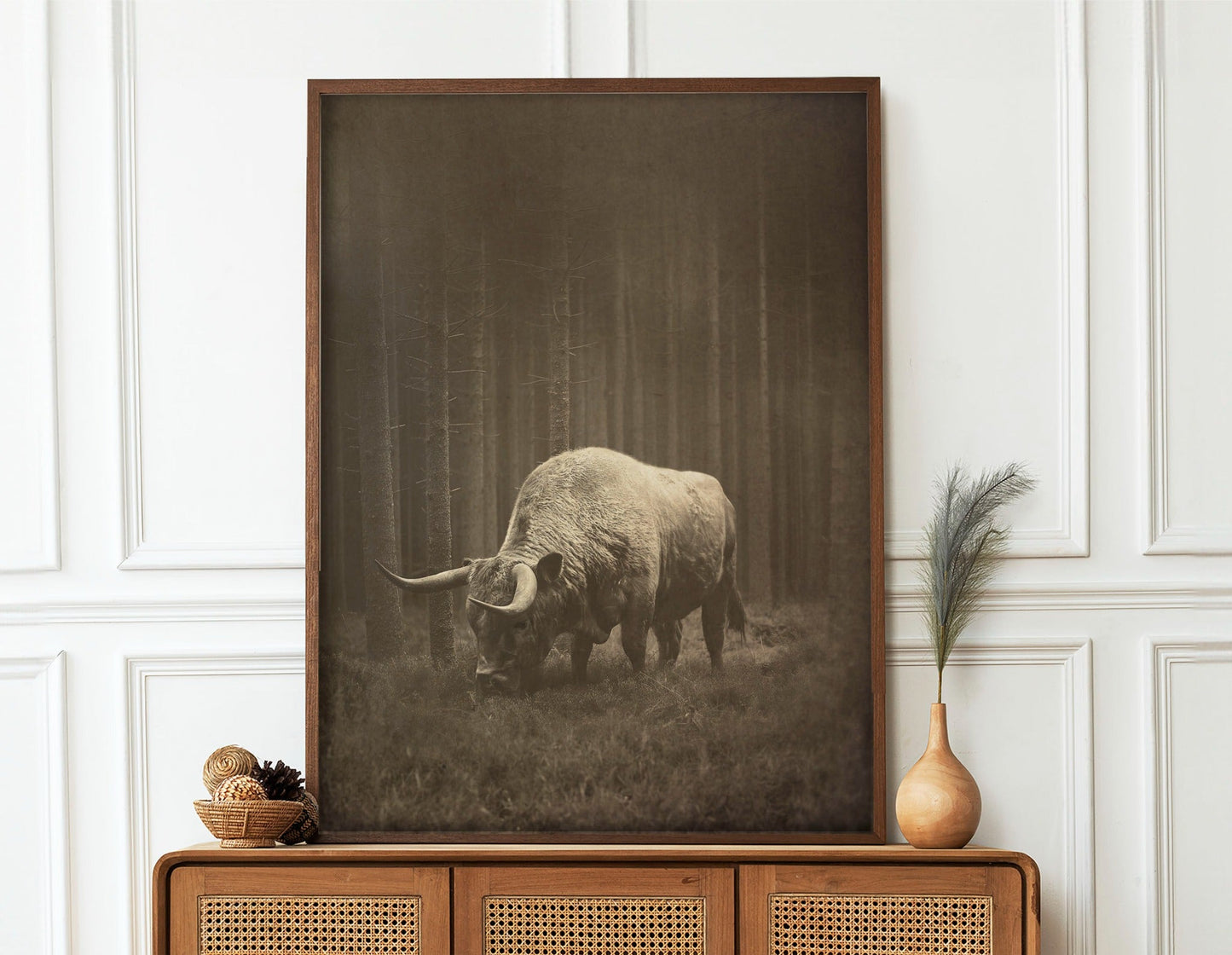 DUSK western wall art shown in a styled interior — gallery view 8