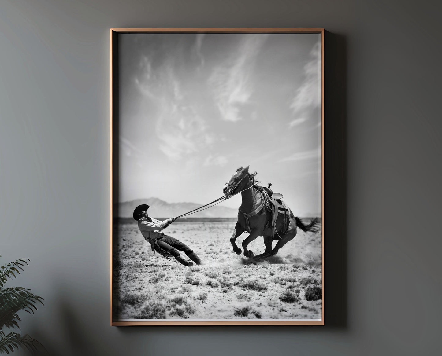 EASY NOW horse wall art by Feather & Bone