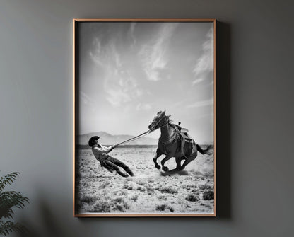 EASY NOW horse wall art by Feather & Bone