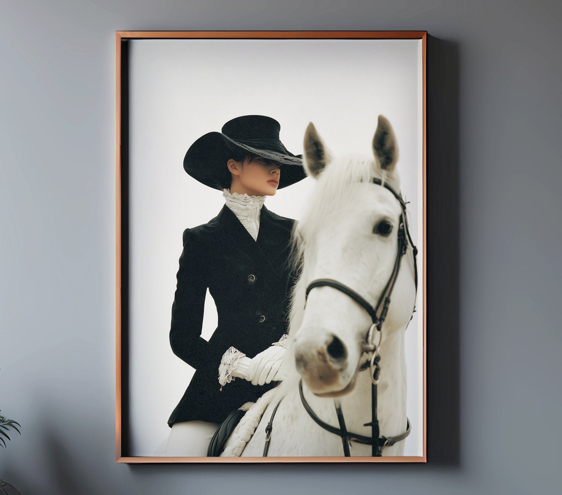 POSTURE cowgirl wall art by Feather & Bone