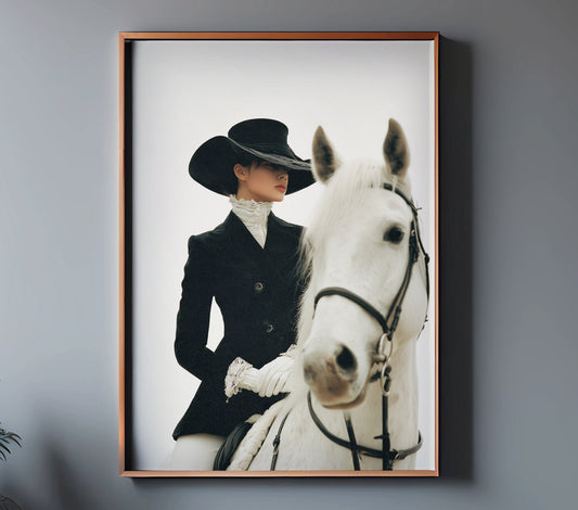 POSTURE cowgirl wall art by Feather & Bone