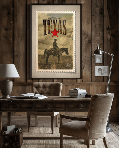 Don't mess with TEXAS print - Stamp of approval