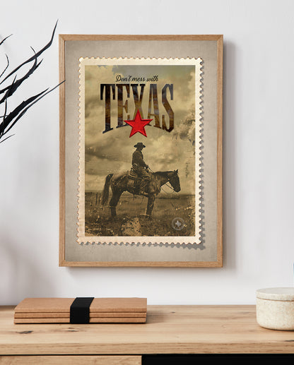 Don't mess with TEXAS print - Stamp of approval