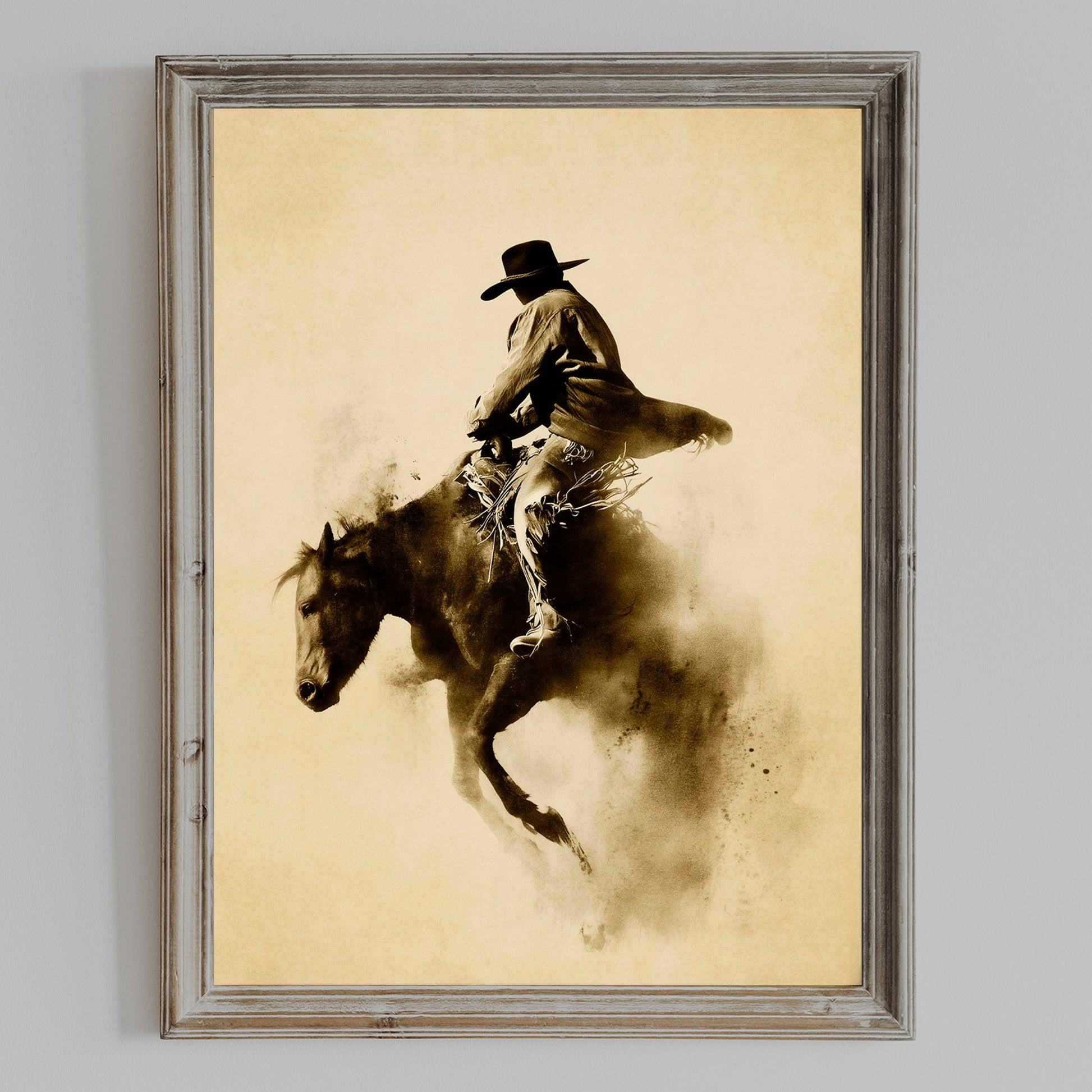 WILDRIDE1 cowboy wall art by Feather & Bone — gallery view 7